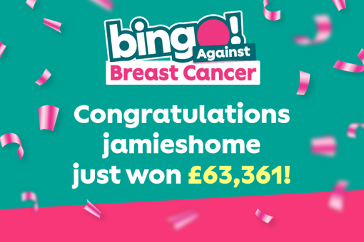 Our first bingo Against Breast Cancer Winner image