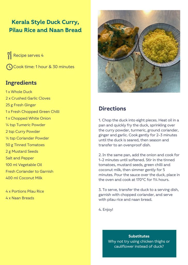 Kerala Style Duck Curry