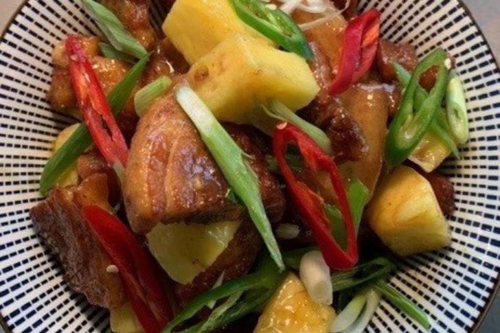 Tahitian pork belly, pineapple and star anise