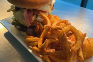 Aussie Burger with Seasoned Twisters image