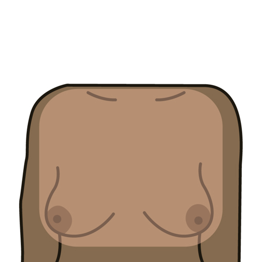 Check all parts of your breasts, your armpits and up to your collarbone (upper chest) for changes. 