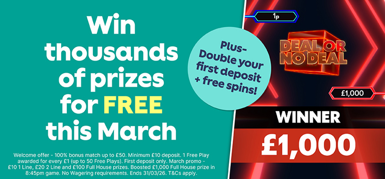 Win thousands this March