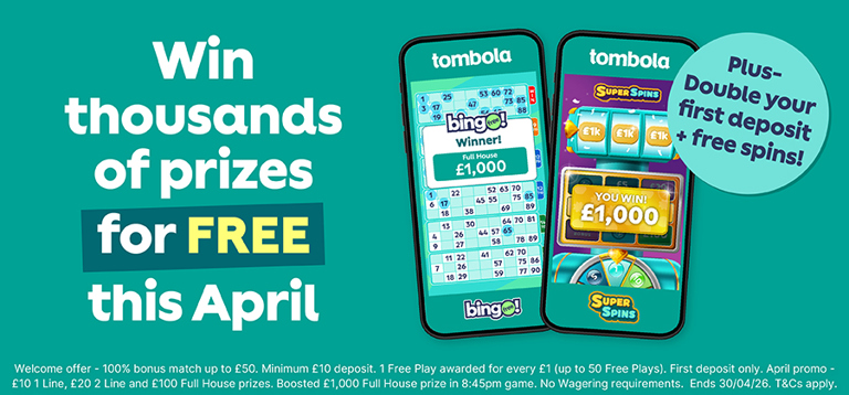 Win thousands of prizes for free this April