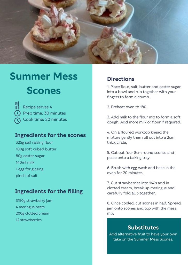 Summer Mess Scones